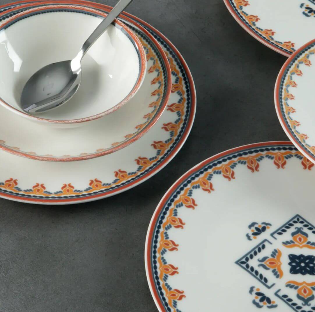 6 Kişilik - 24 Parça Yemek Takımı - STYLE