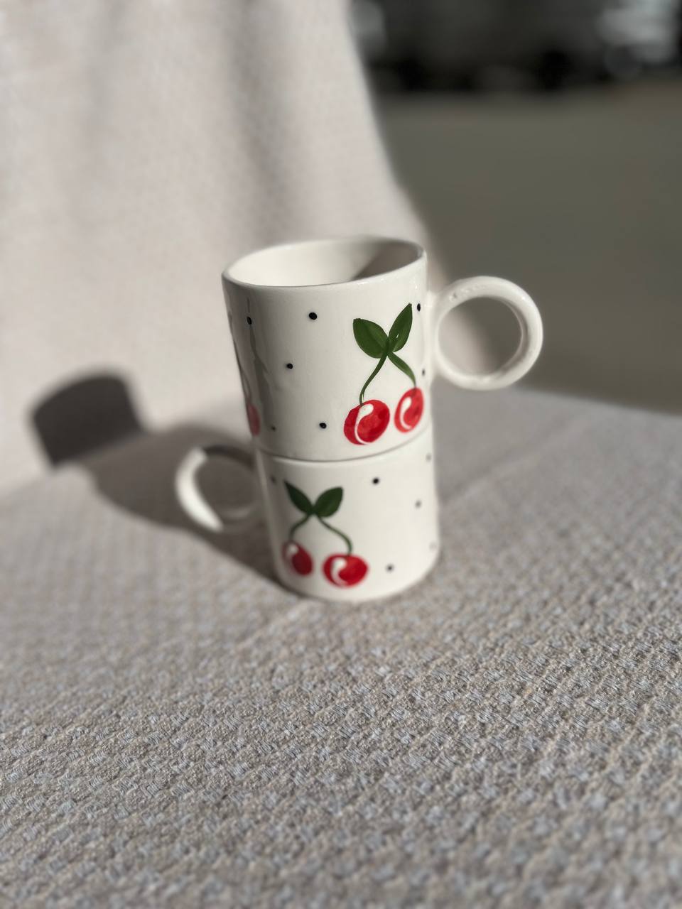 Seramik El Yapımı Kupa - 003
