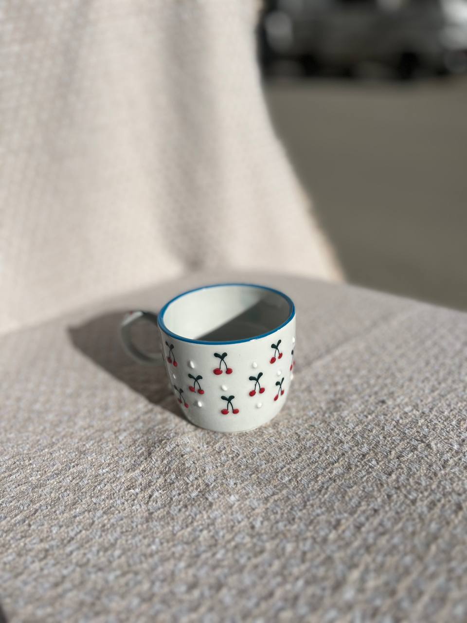 Seramik El Yapımı Kupa - 006