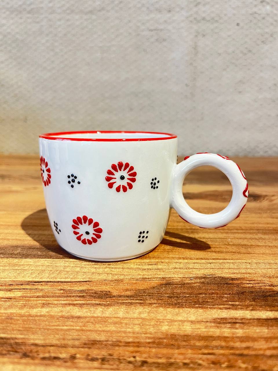 Seramik El Yapımı Kupa - 008