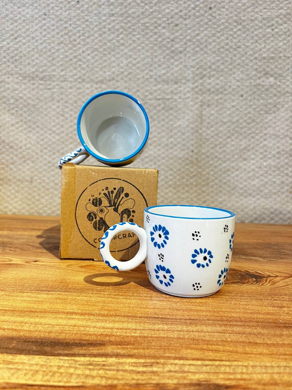 Seramik El Yapımı Kupa - 011