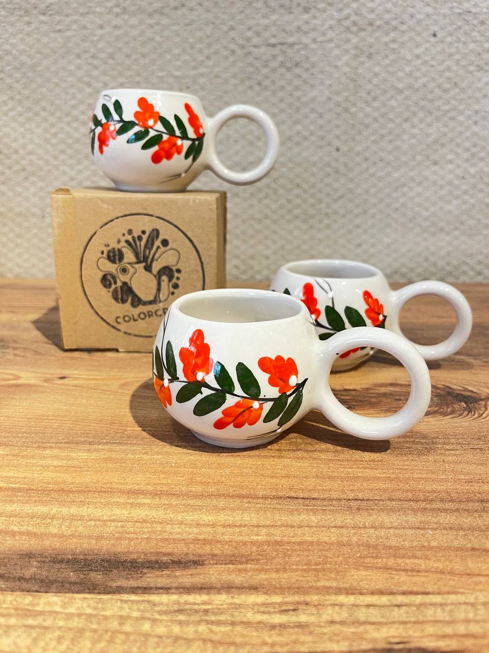 Seramik El Yapımı Kupa - 013