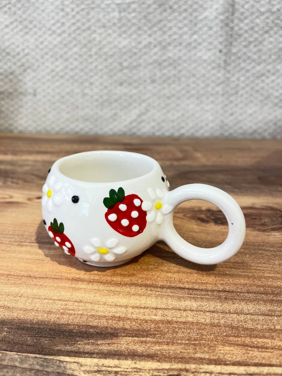 Seramik El Yapımı Kupa - 014