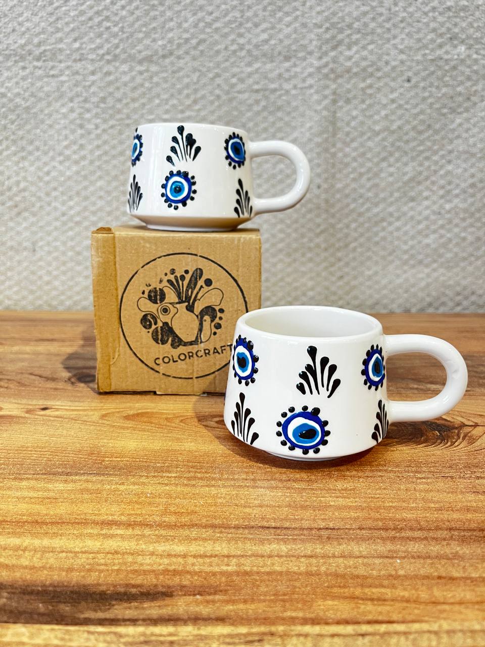 Seramik El Yapımı Kupa - 025