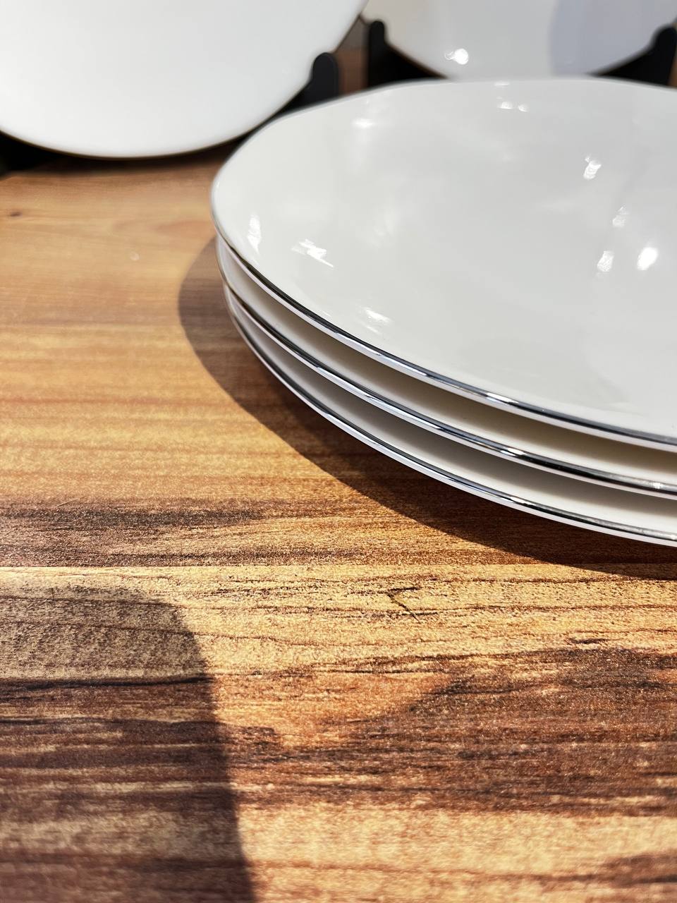 Pasta Tabağı Seti - Gümüş Yaldız
