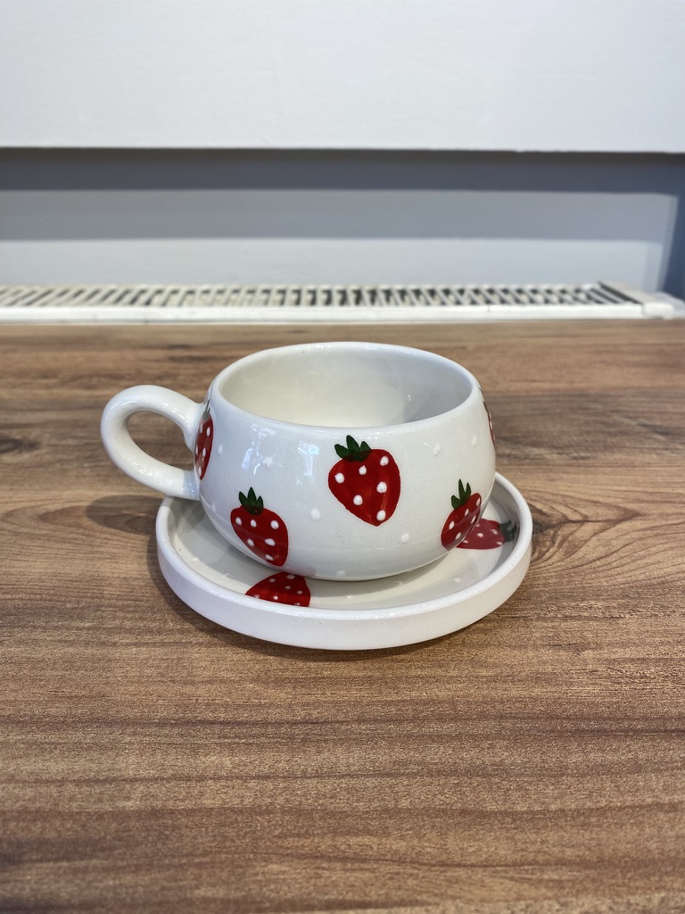 Çay - Kahve Seti - Çilek
