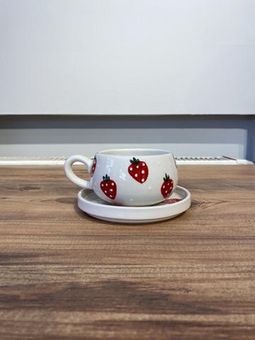 Çay - Kahve Seti - Çilek