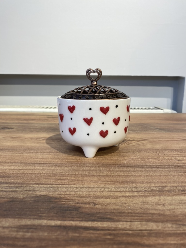 Çay - Kahve Seti - Kalp