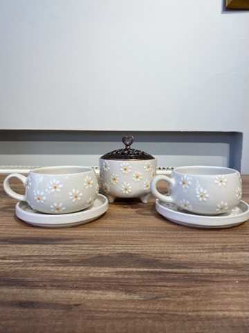Çay - Kahve Seti - Papatya